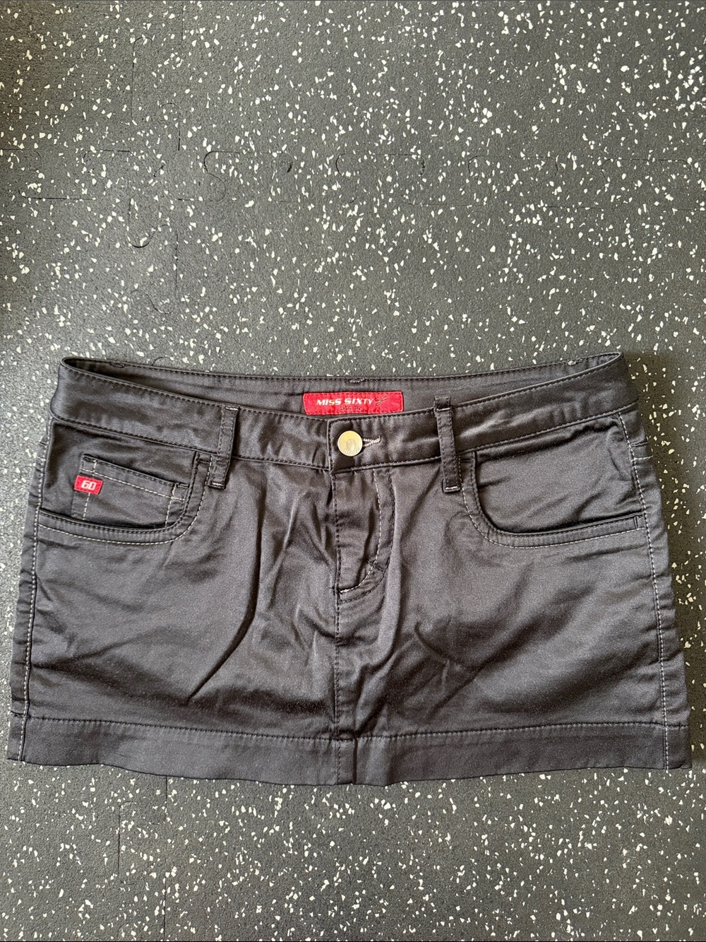 Miss Sixty Black Mini Skort